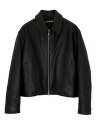 PADDED LEATHER JACKET