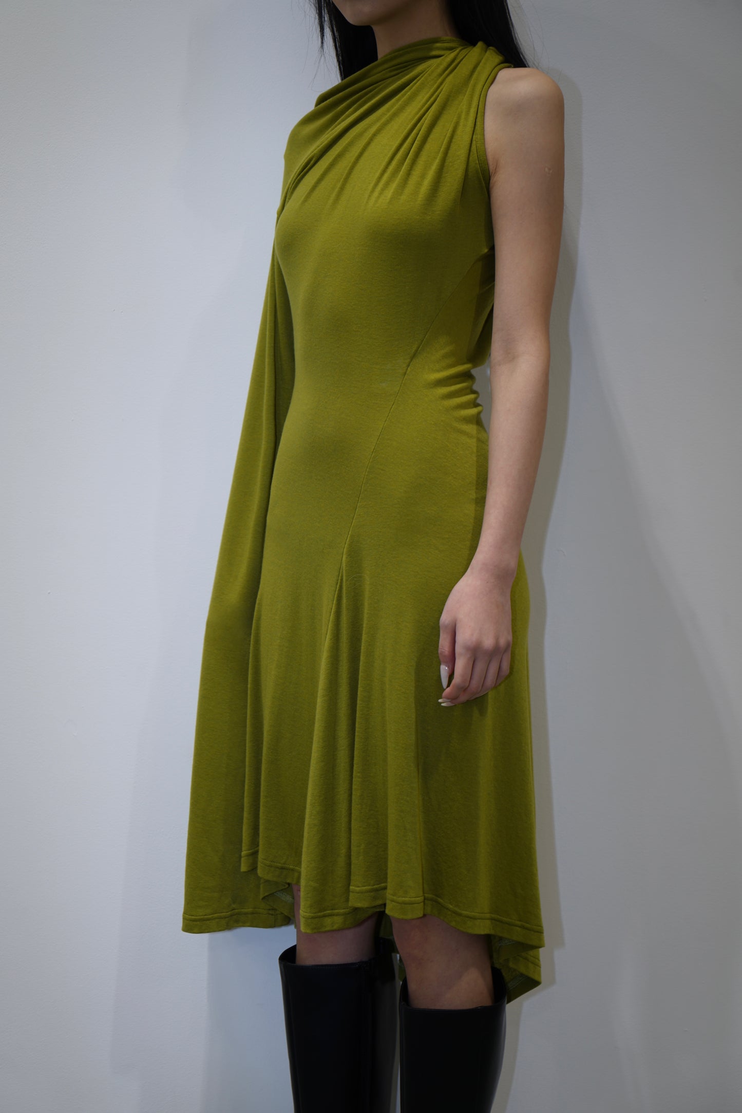 Maitrepierre Green Rib Dress