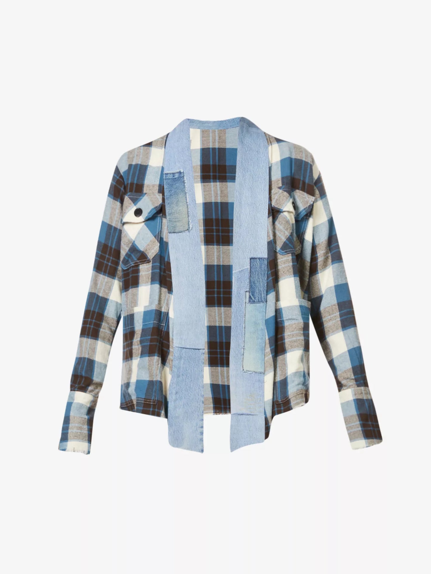 Greg Lauren Blue Plaid