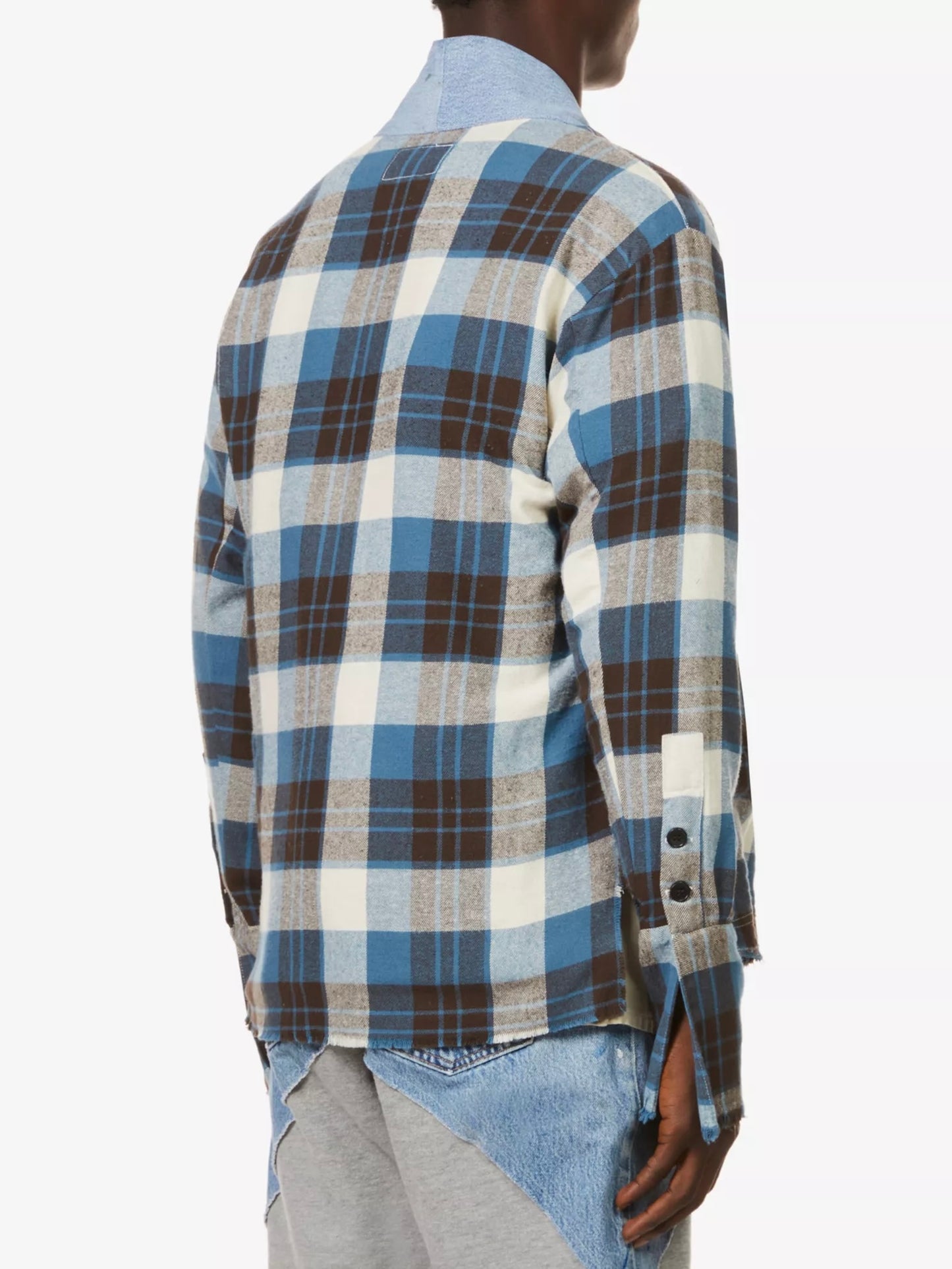 Greg Lauren Blue Plaid