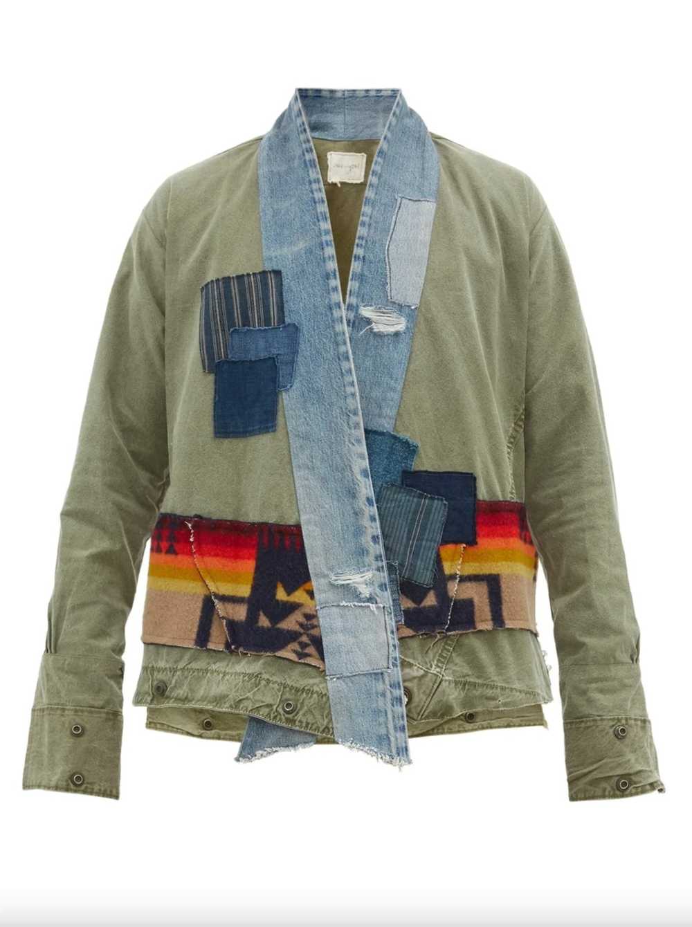 Greg Lauren Kimono Studio Jacket Army/Red