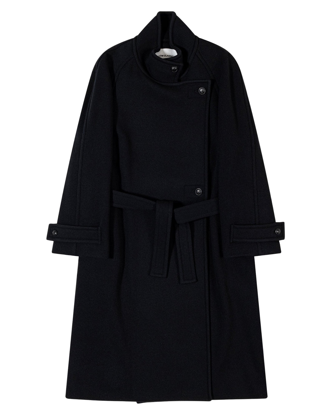 SOFT WOOL TWILL WRAP CAOT