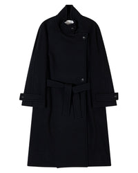 SOFT WOOL TWILL WRAP CAOT