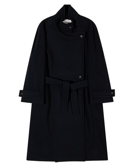 SOFT WOOL TWILL WRAP CAOT