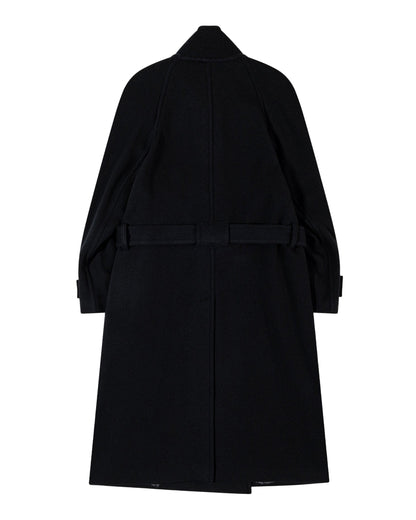 SOFT WOOL TWILL WRAP CAOT