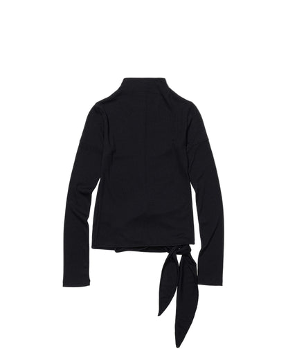 BUTTON UP WRAP T-SHIRT