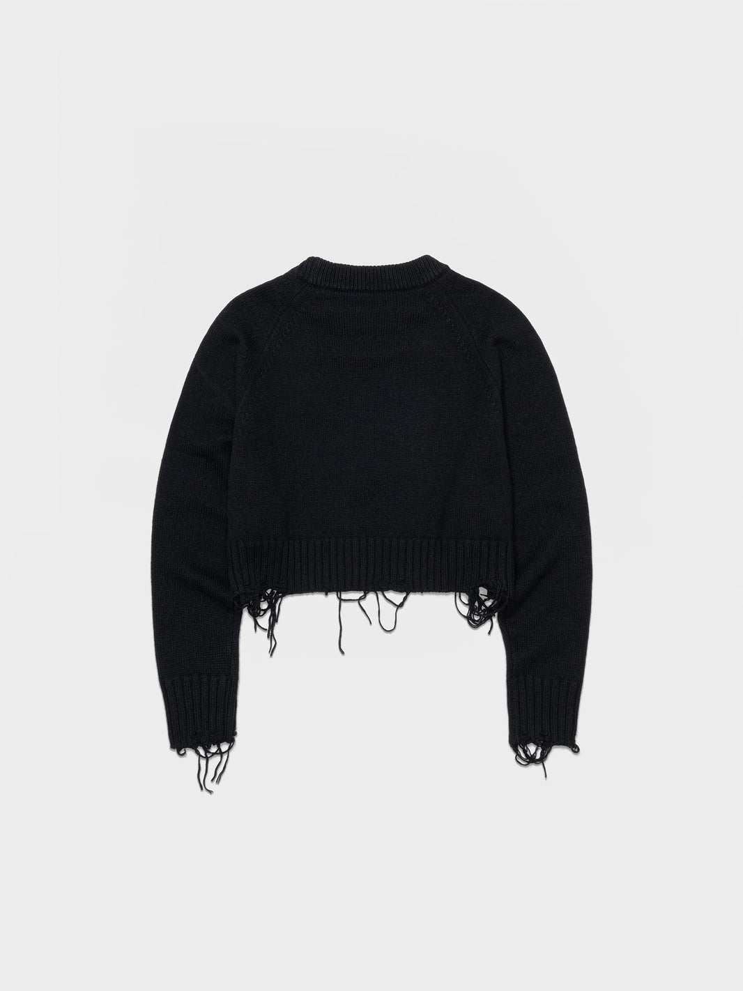 DAMAGED CROPPED PULLOVER