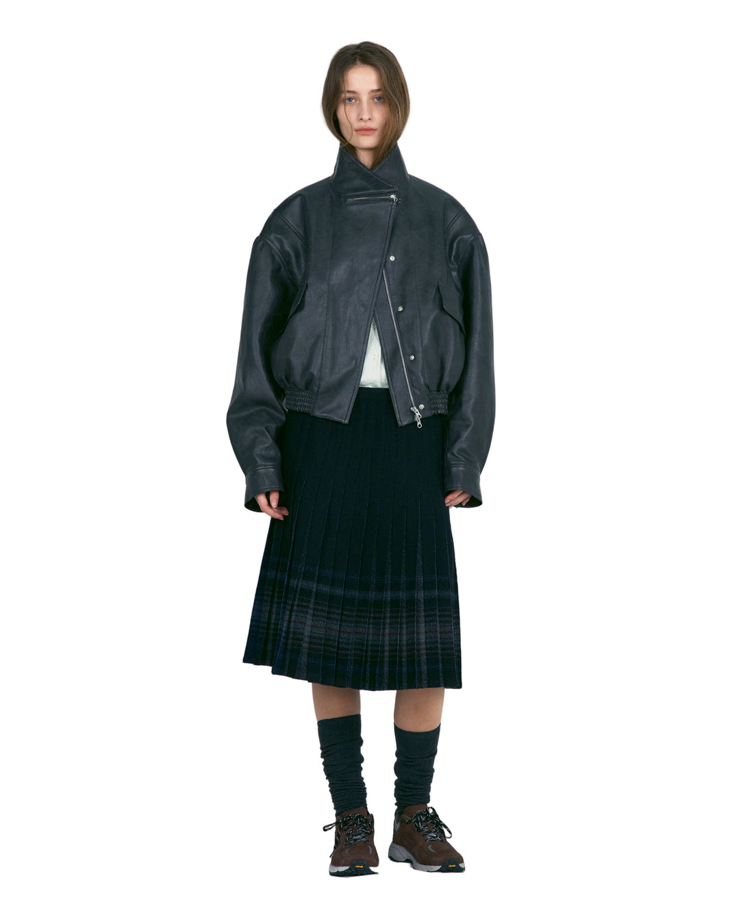 LEATHER SHORT JACKET