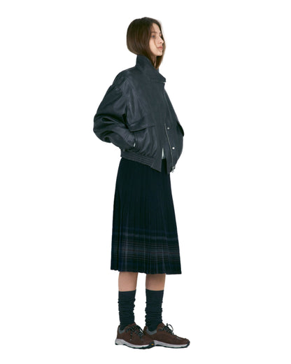 LEATHER SHORT JACKET