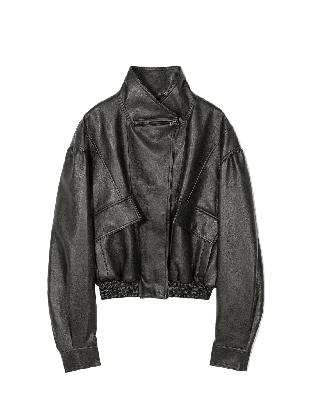 LEATHER SHORT JACKET