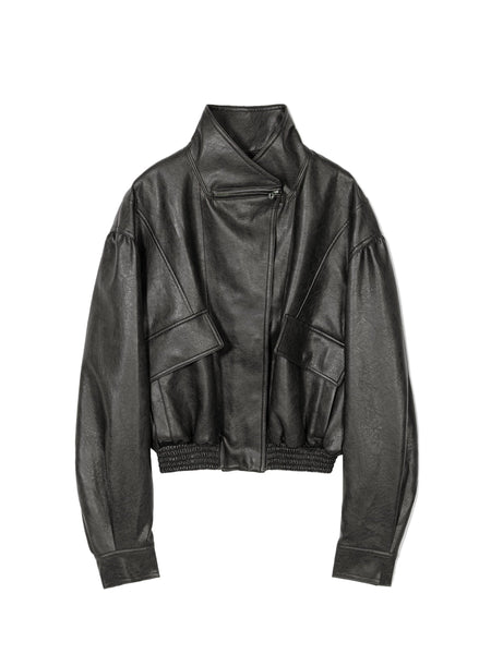 LEATHER SHORT JACKET