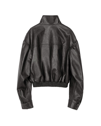 LEATHER SHORT JACKET