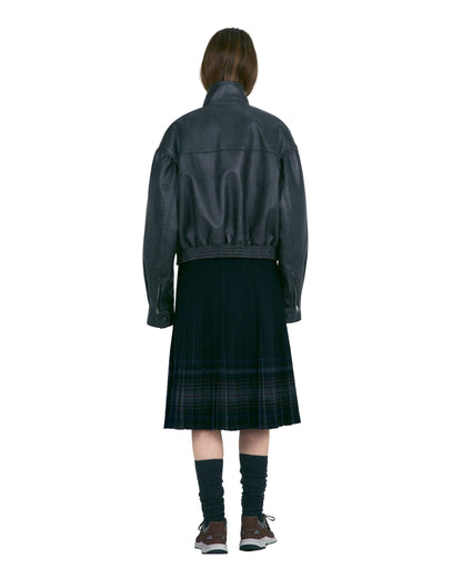 LEATHER SHORT JACKET