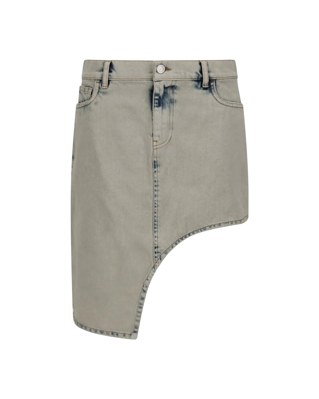 DENIM ASYMMETRIC SKIRT