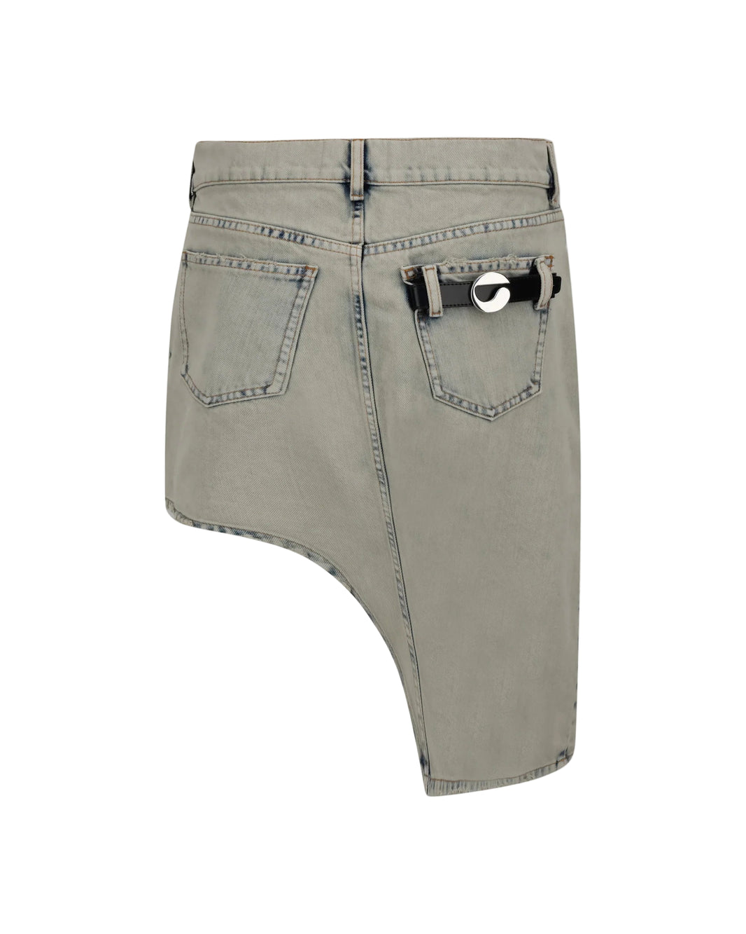 DENIM ASYMMETRIC SKIRT