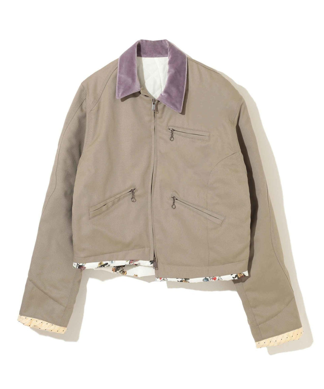 DECONSTRUCTED ASYMMETRIC WORK JACKET_UC2E1207