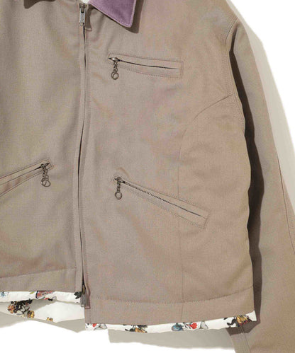 DECONSTRUCTED ASYMMETRIC WORK JACKET_UC2E1207