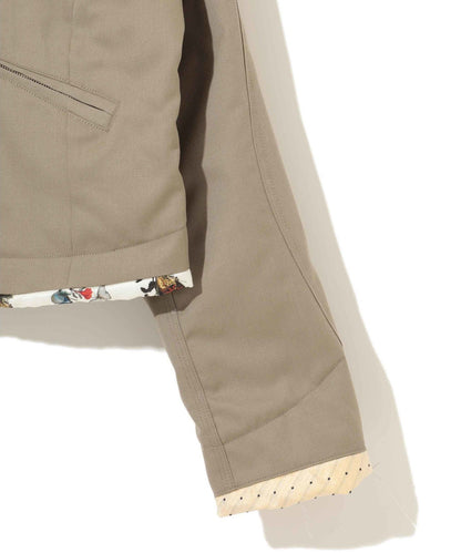 DECONSTRUCTED ASYMMETRIC WORK JACKET_UC2E1207