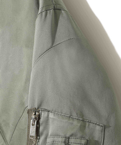 SILK-BLEND PADDED MA-1 BOMBER JACKET_UC2E1205