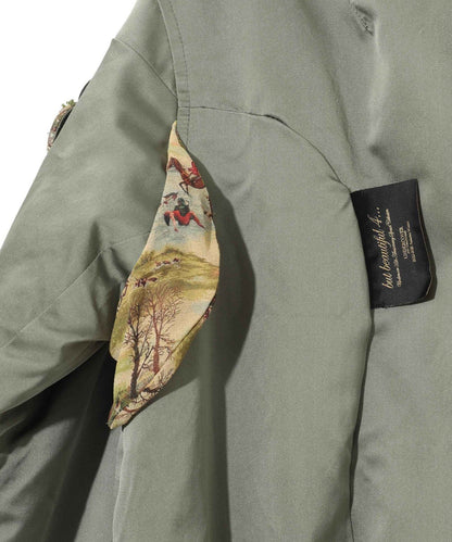 SILK-BLEND PADDED MA-1 BOMBER JACKET_UC2E1205