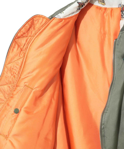 SILK-BLEND PADDED MA-1 BOMBER JACKET_UC2E1205