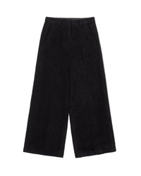 HAIRY BOUCLE WOOL PANTS