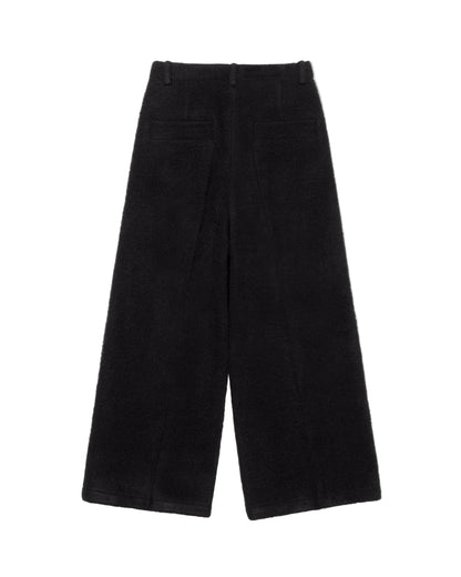 HAIRY BOUCLE WOOL PANTS