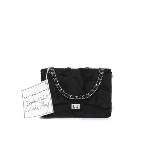 Emotional World Vintage Chain Bag Mini Black Navy