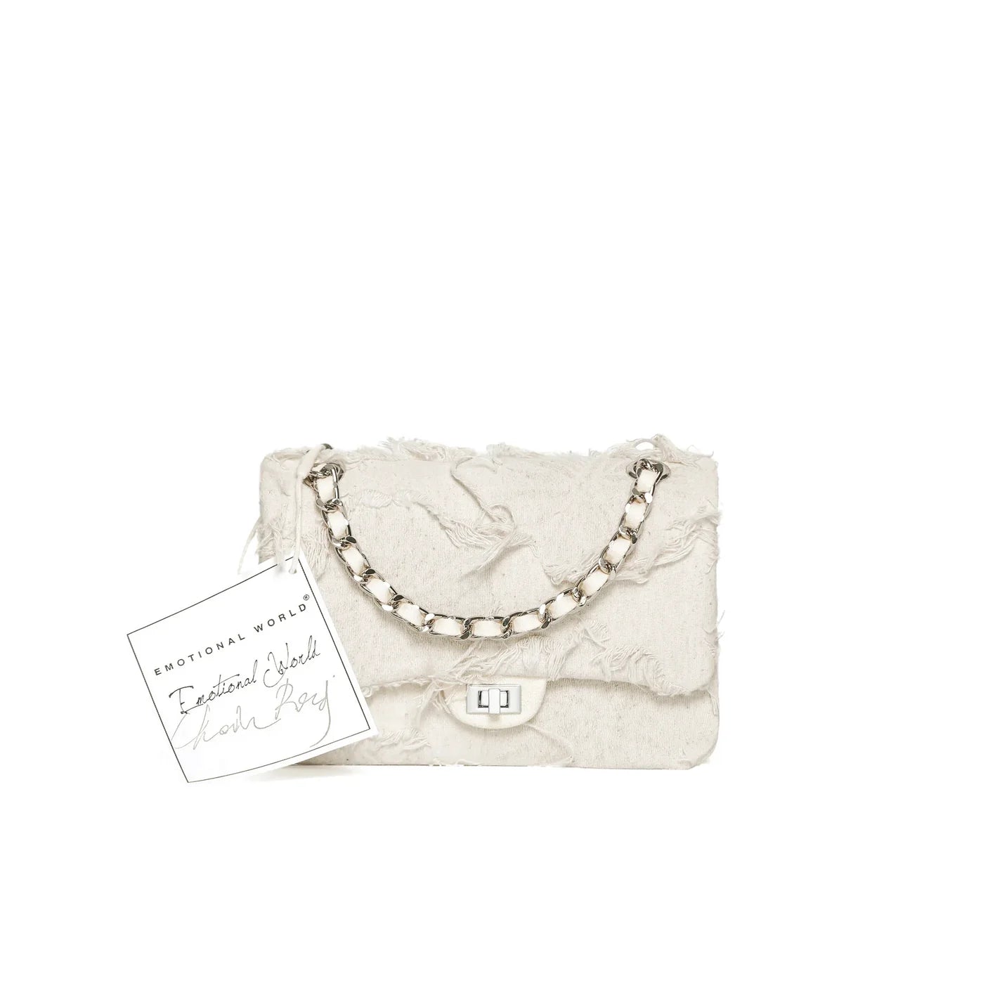 Emotional World Vintage Chain Bag Mini Off White