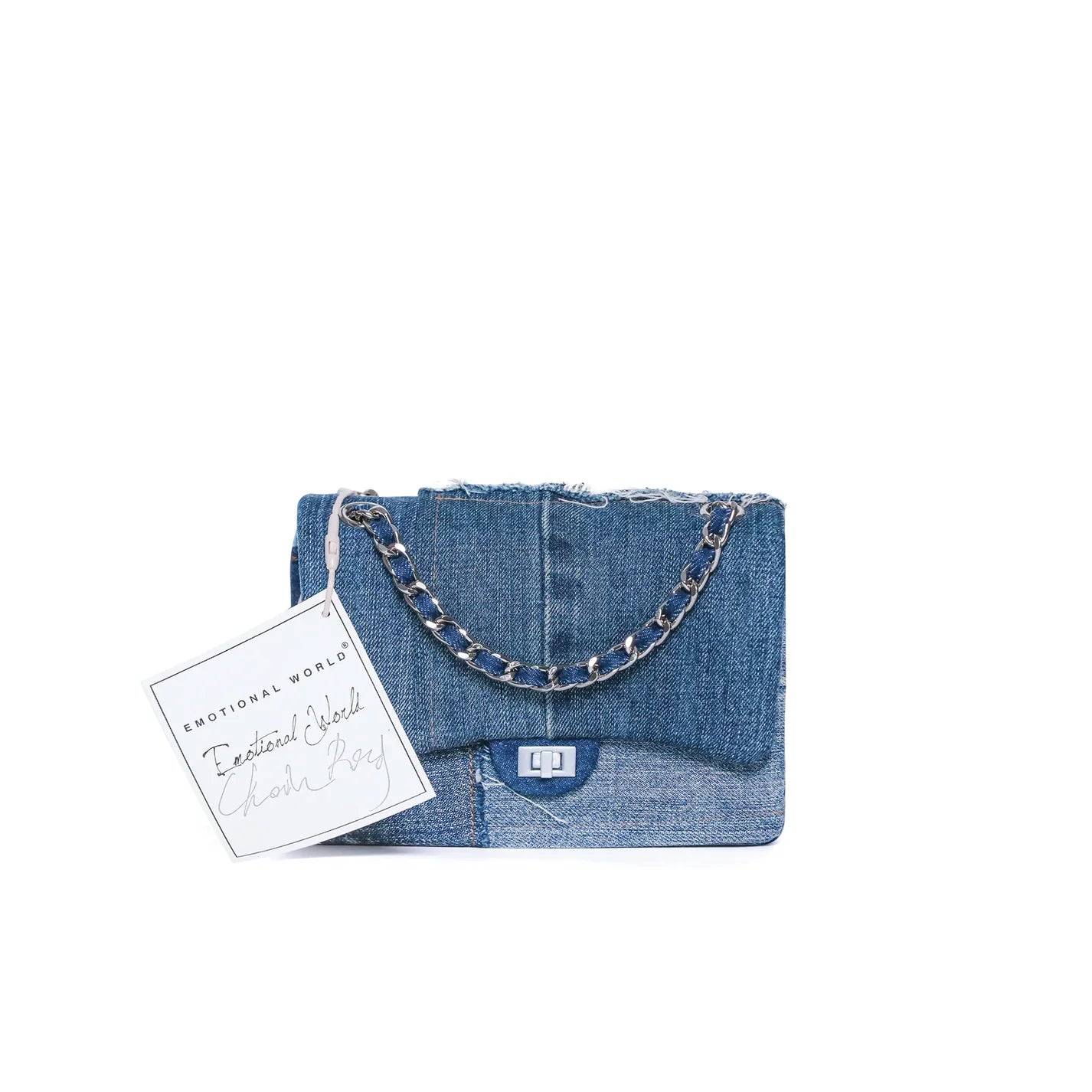 Emotional World Vintage Chain Bag Mini Multi Denim