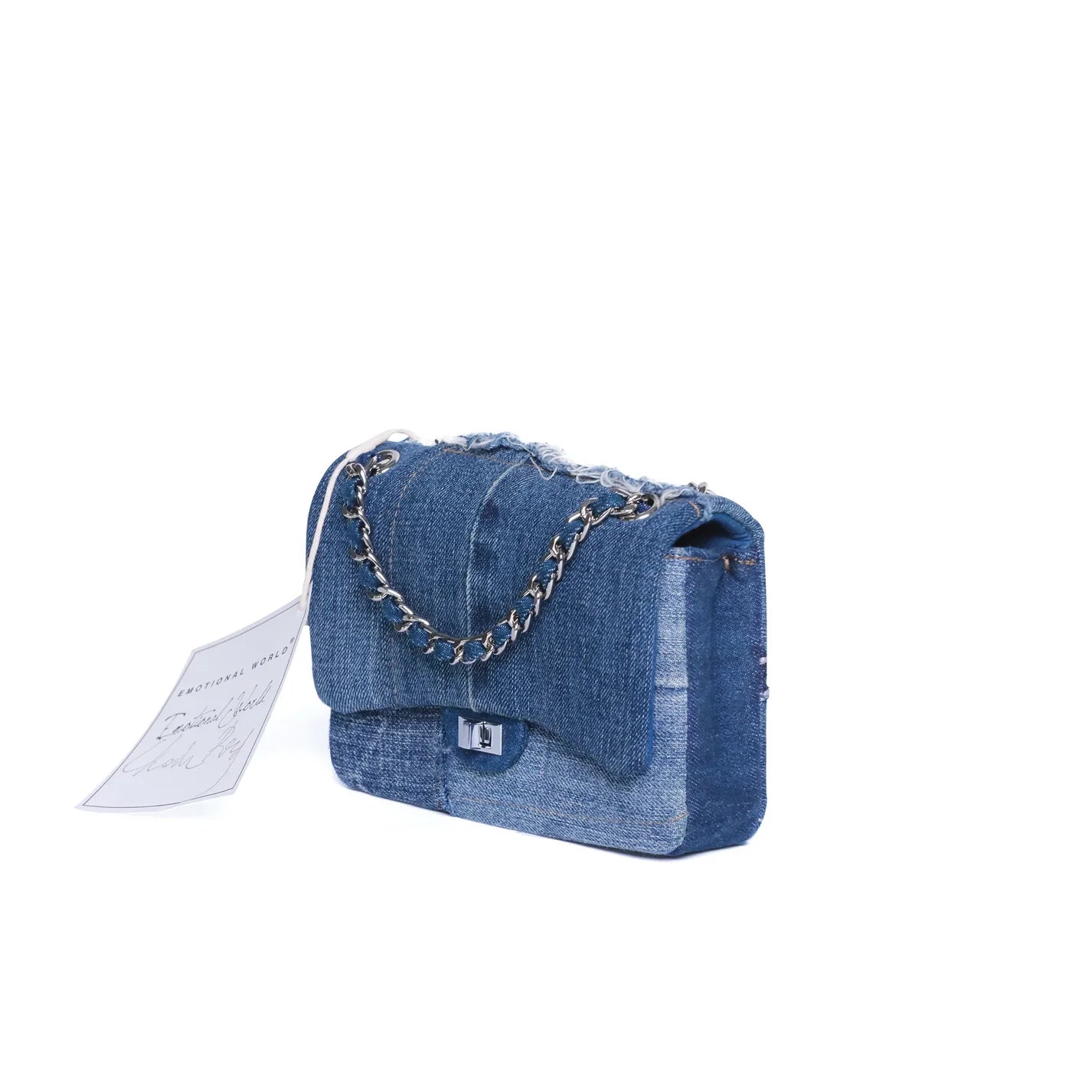 Emotional World Vintage Chain Bag Mini Multi Denim