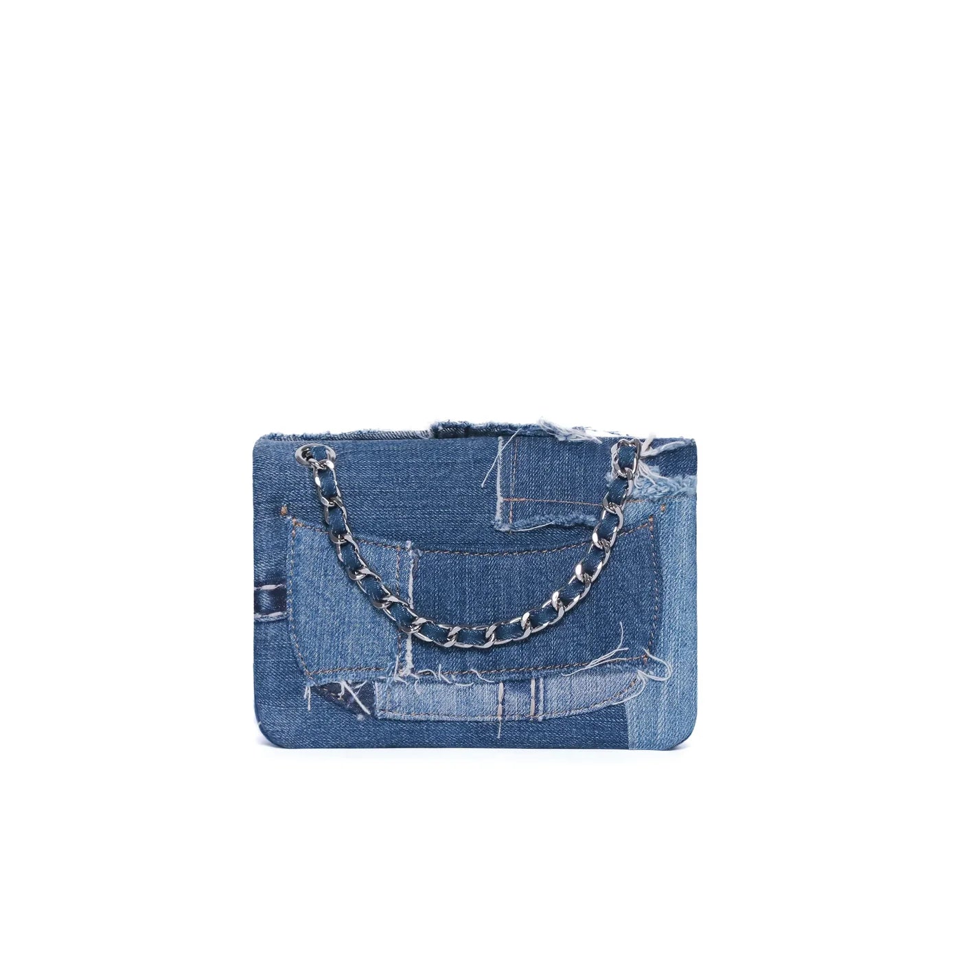 Emotional World Vintage Chain Bag Mini Multi Denim