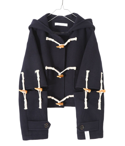 Rokh WM DECONSTRUCTED DUFFLE JACKET NAVY