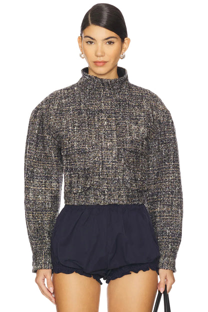 3D POCKET WIDE SLEEVE JACKET