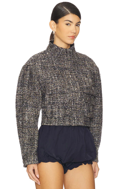 3D POCKET WIDE SLEEVE JACKET