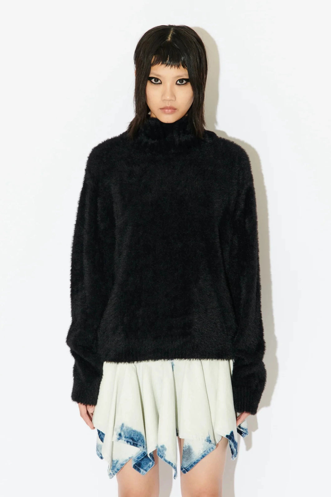 CHARLES JEFFREY LOVERBOY FLUFFY EARS BALACLAVA JUMPER