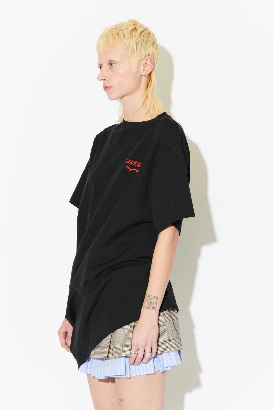CHARLES JEFFREY LOVERBOY TOPSY TURVY TEE_BLACK
