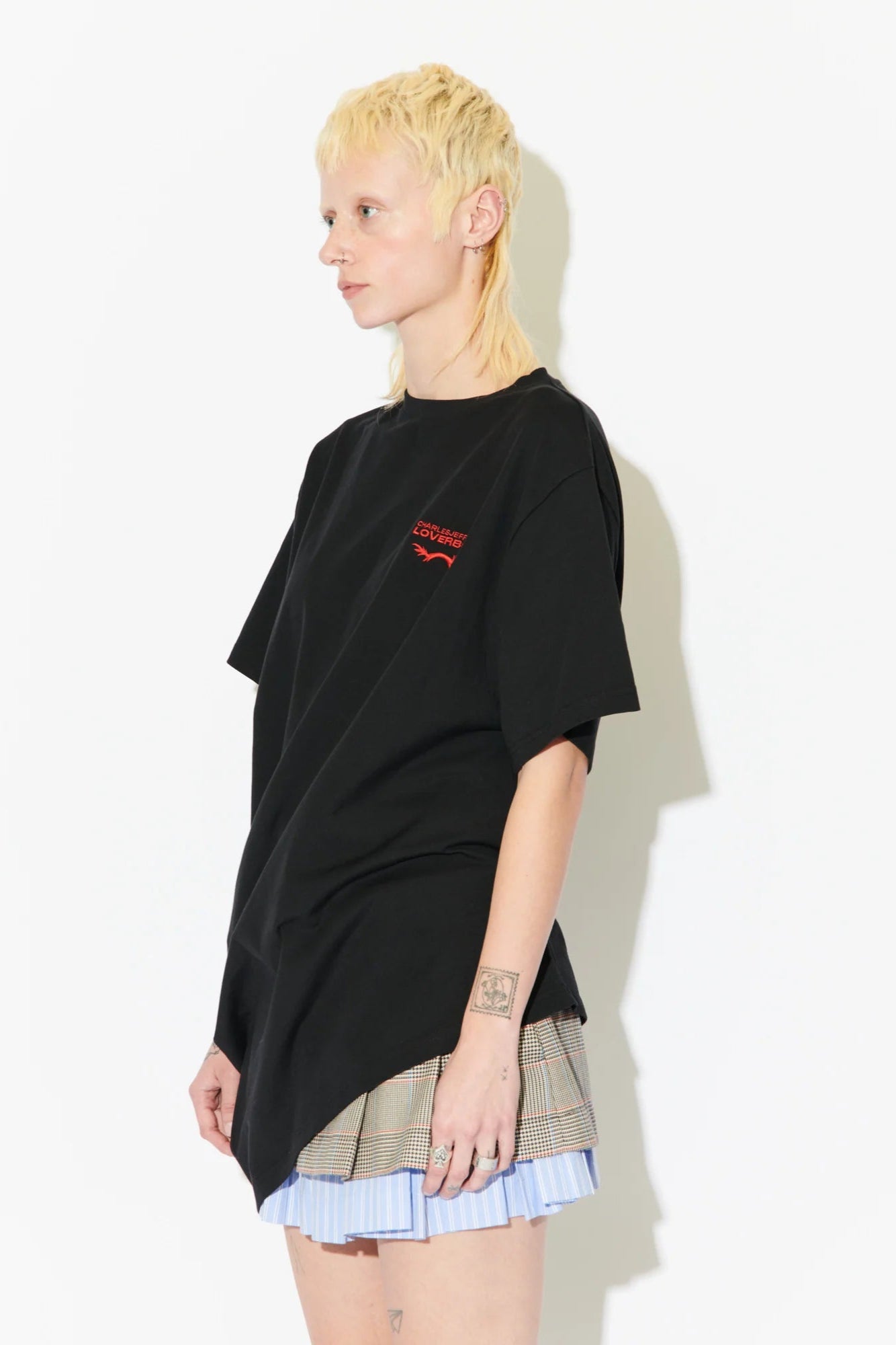 CHARLES JEFFREY LOVERBOY TOPSY TURVY TEE_BLACK