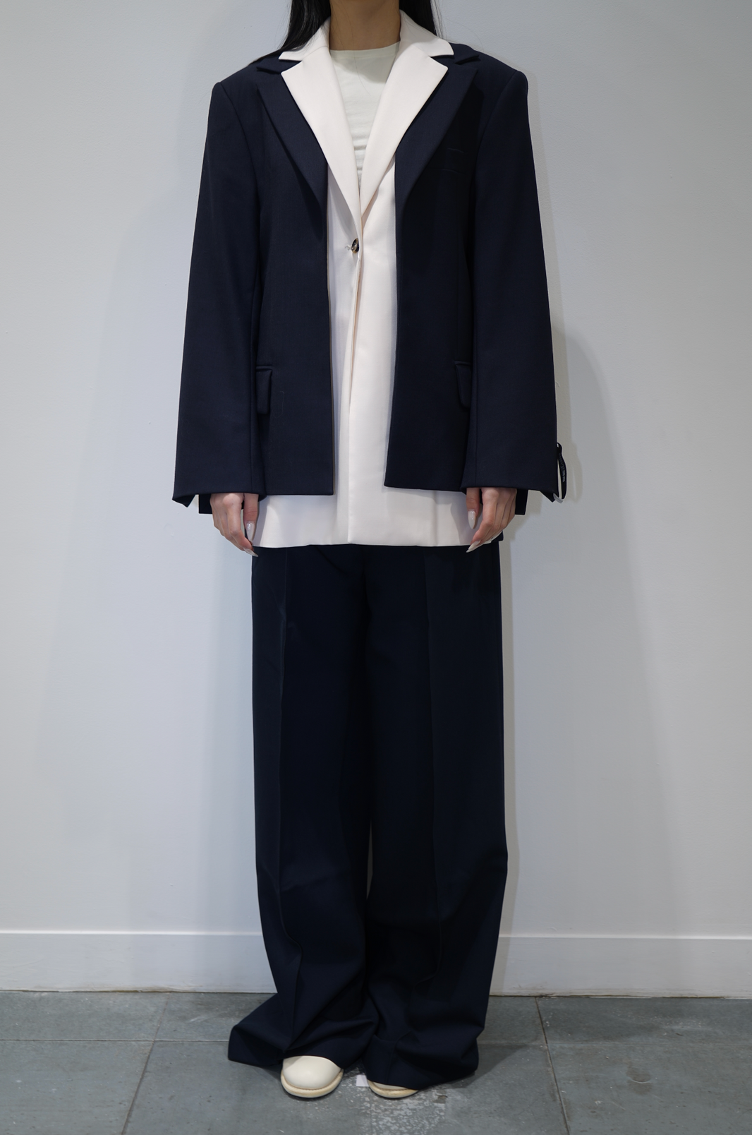 Rokh WM LONG TROUSERS Navy