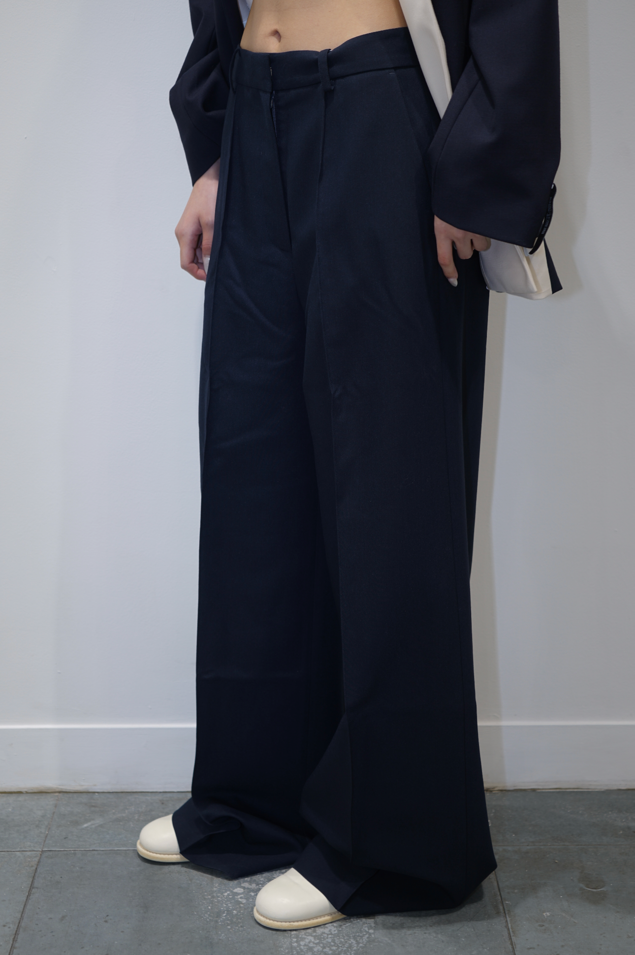 Rokh WM LONG TROUSERS Navy