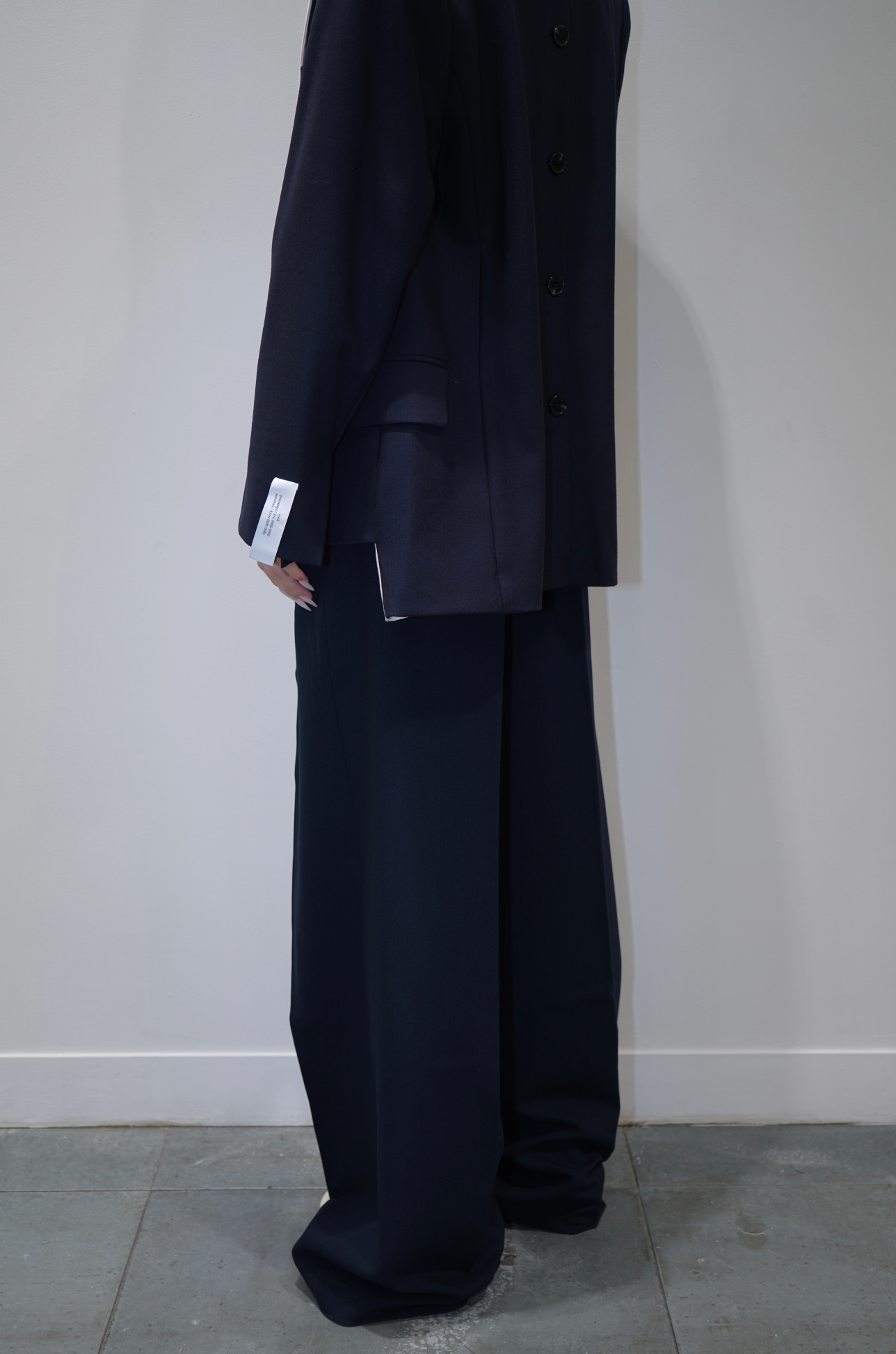 Rokh WM LONG TROUSERS Navy