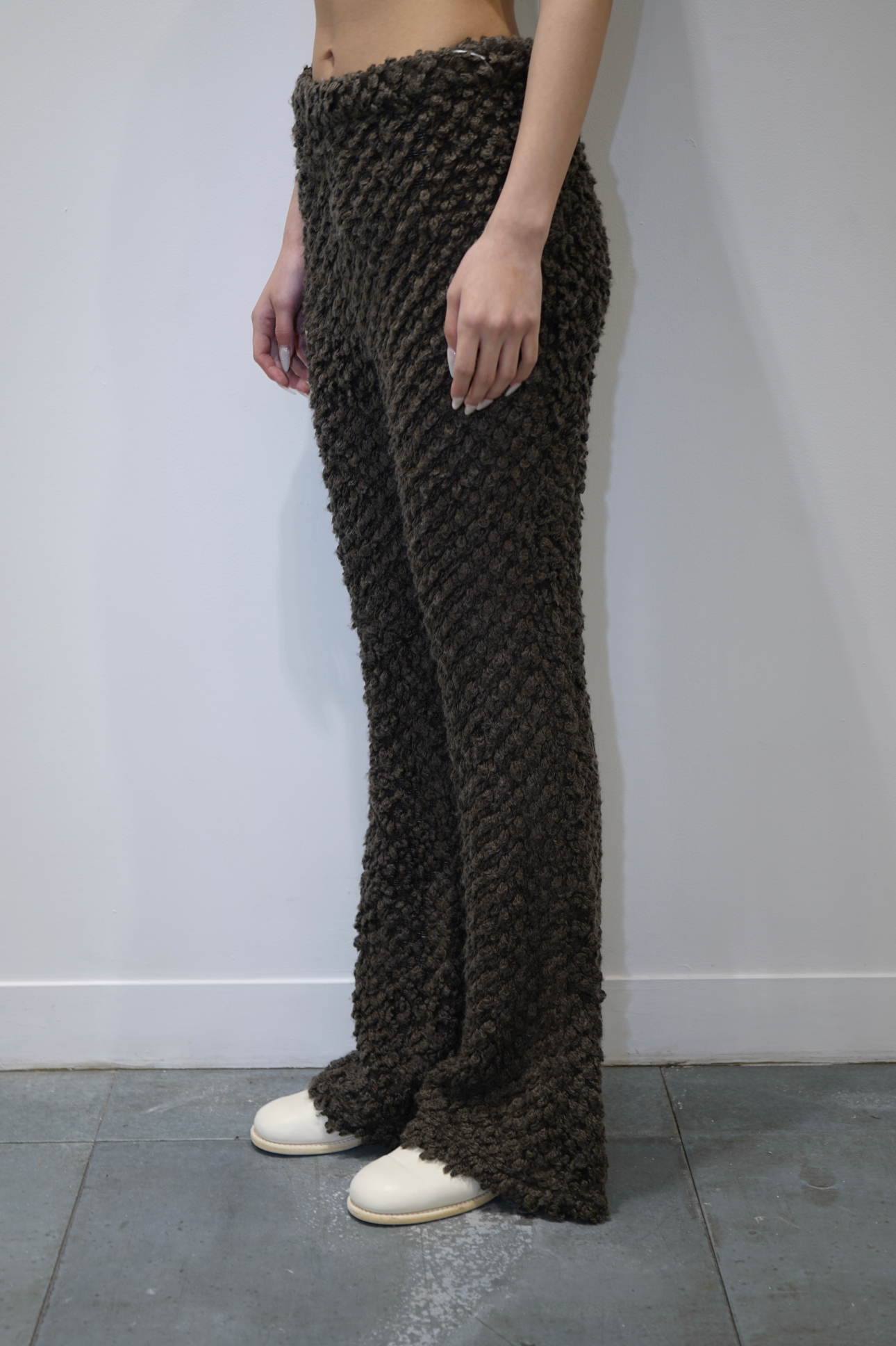 Rokh JP KNIT TROUSERS 42DARKFORESTBROWN