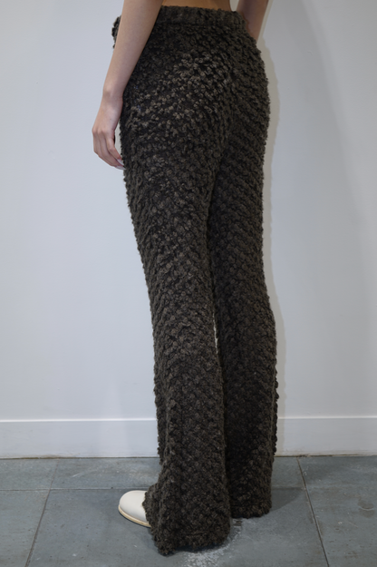 Rokh JP KNIT TROUSERS 42DARKFORESTBROWN