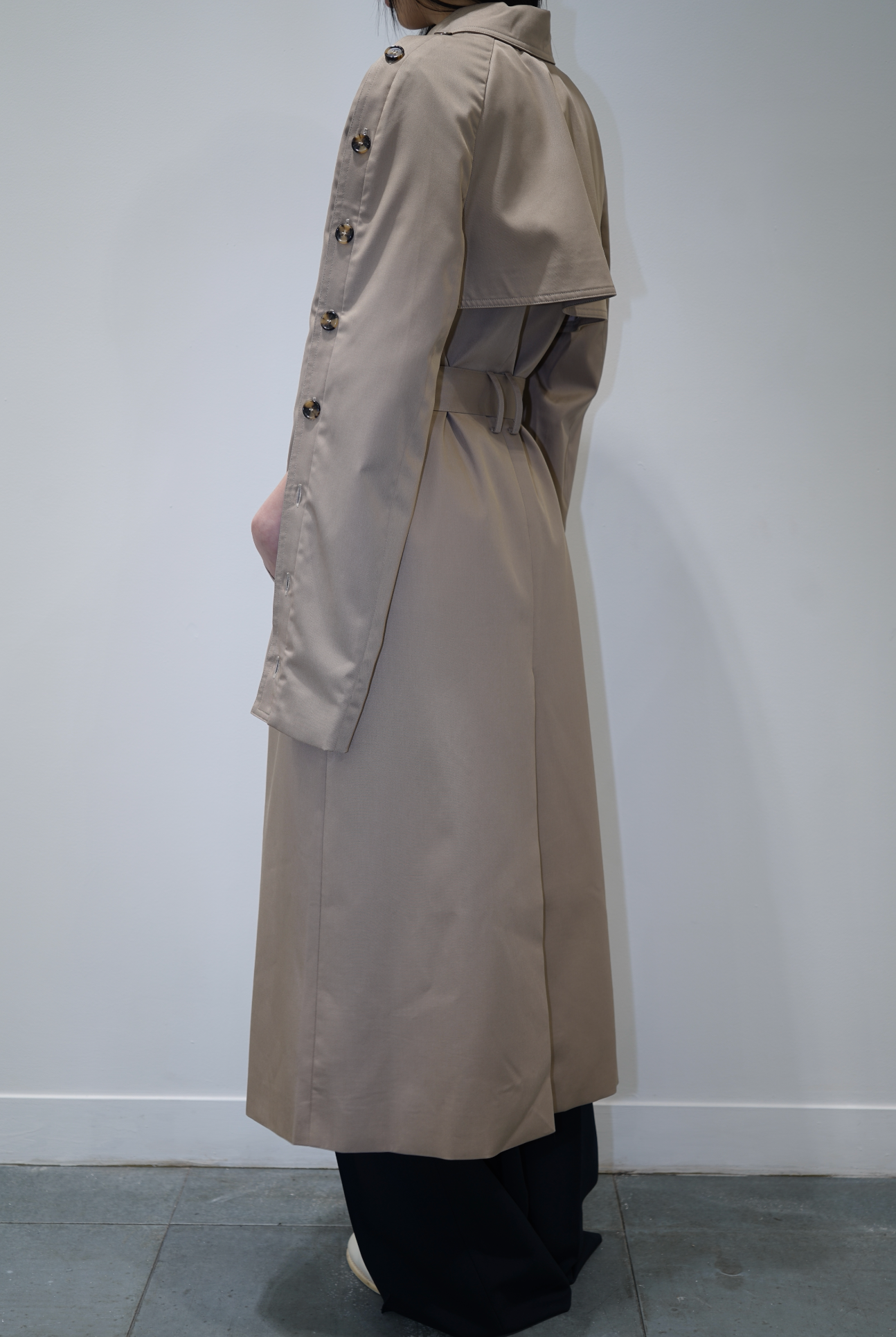 Rokh CT MULTI BUTTON TRENCH COAT Beige