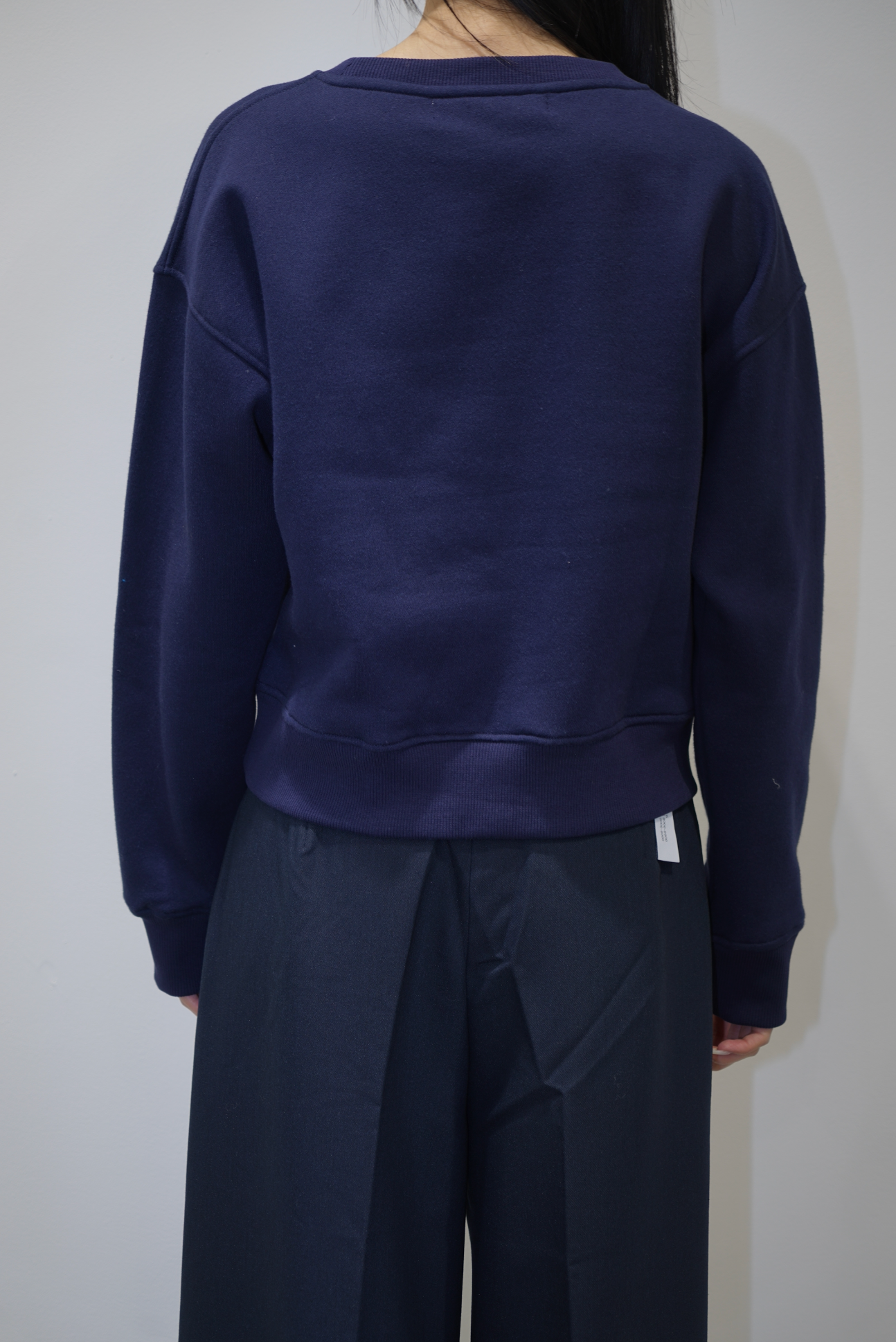 Rokh CT CHERRY EMBLEM JUMPER Navy