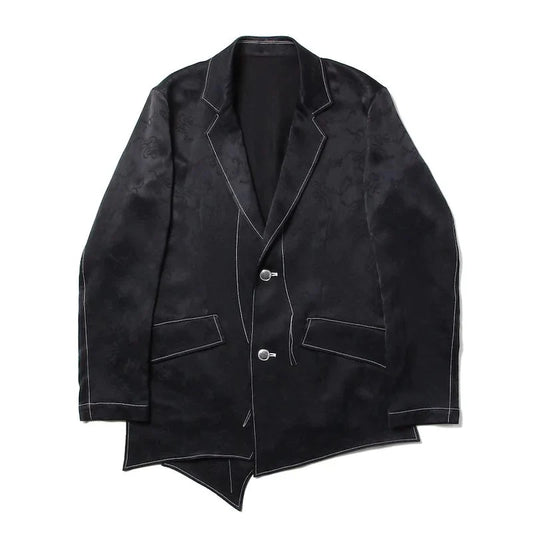 Sulvam Contrast-Stitched Jacket