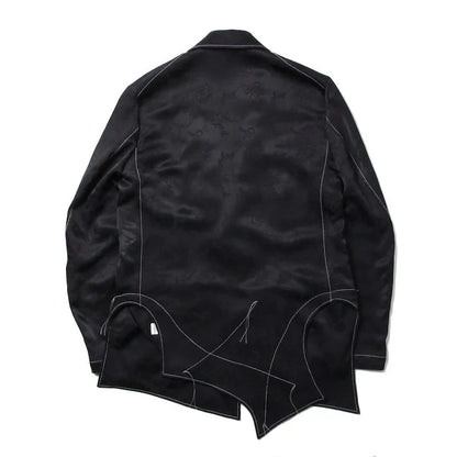 Sulvam Contrast-Stitched Jacket