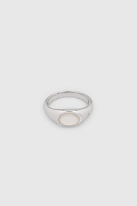 Tom Wood Joe Ring White Mother of Pearl