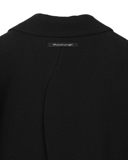 DRAPED HYBRID TAILORING COAT_UC2E1305