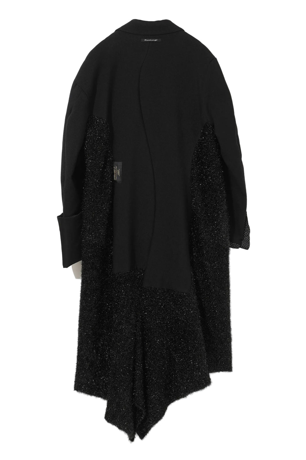 DRAPED HYBRID TAILORING COAT_UC2E1305